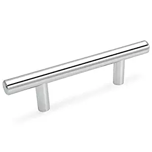 Best 10 Pack Polished Chrome Cabinet Hardware Euro Style Bar Handle Pull