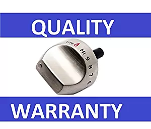 NEW Stove Knob for GE / Genereal Electric Range/Stove Oven WB03K10265 , WB03K10242, AP436671 , PS2339711 by PartsForLess - 1 YEAR WARRANTY