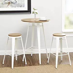 Best White Pub Table Set 5 Piece