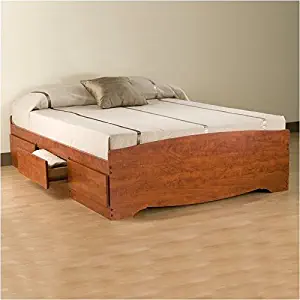Best Twin Cherry Platform Bed Frame