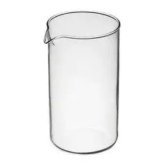 GROSCHE 1500ml 51 Fl. Oz French Press Universal Replacement Borosilicate Glass Beaker (No plastic) Fits Grosche and Other Leading 1500 ml sized French Presses