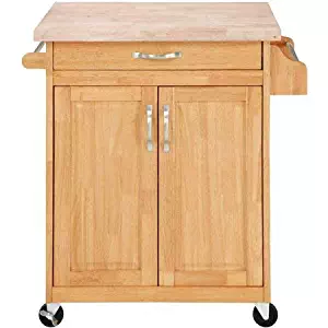 Best Cherry Wood Top Kitchen Cart
