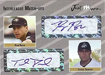 RYAN BRAUN Rookie 2005 Certified Dual Autograph xx/25 in a one touch magnetic case.