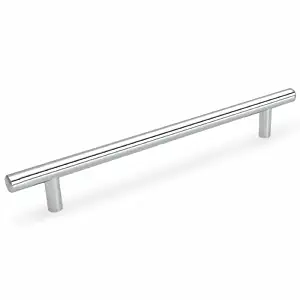 Best 10 Pack Polished Chrome Cabinet Hardware Euro Style Bar Handle Pull
