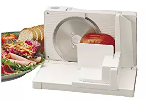 Rival 1042W Electric Food Slicer, White