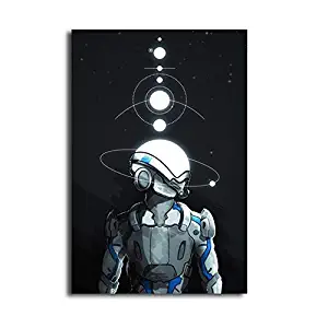 drunkenman Colourful Art Retro Mass Effect Andromeda Canvas Prints Painting No Frame Wall Display Decor