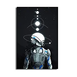 Colourful Retro Mass Effect Andromeda Canva Painting No Frame Wall Display Rodalind