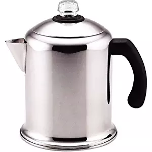 8 Cup Percolator , Polished stainless steel for beauty and durability. by Farberware