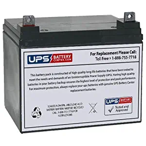 12V 35Ah NB - UPSBatteryCenter Battery for Bruno Shoprider Streamer
