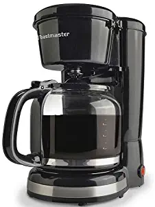 Toastmaster TM-122CM 12 Cup Pause/Serve Coffeemaker, Black