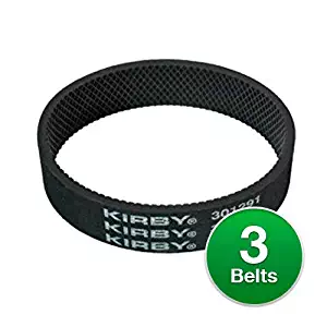 Kirby 3 Genuine Ribbed Vacuum Cleaner Belts