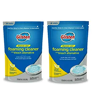 Glisten DP06N-PB Care Foaming Garbage Disposer Cleaner-4.9 Ounces 4 ct-2 pk