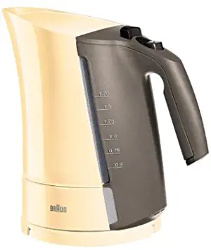 Braun WK300 1.6-Liter Electric Cordless Water Tea Kettle 220-Volts (Not for USA - European Cord) Cream