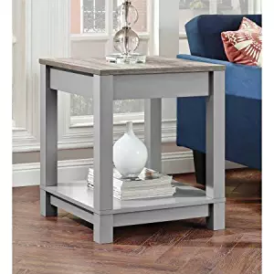Best Faux Marble End Table Gray