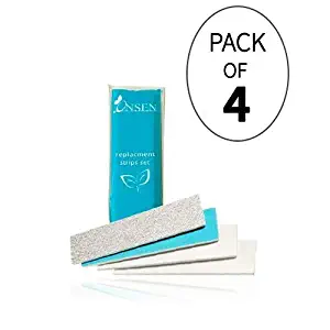 Nail Buffer Block - Replacement Strips, 3 Way Buffing - File, Smooth, Shine, Mini Natural Nail Polisher with 3 Sides - Coarse, Soft, Silky for Professional Nail Care, Replacement Nail Buffer by Onsen