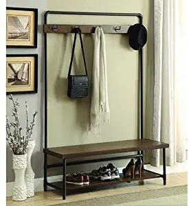 Best Coaster Wood Coat Rack