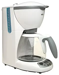 Braun KF580AromaDeluxe 10-Cup TimeControl Coffemaker, White