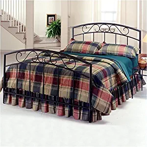 Best Elegant Scroll Work Black Metal Headboard For A Queen-Sized Bed