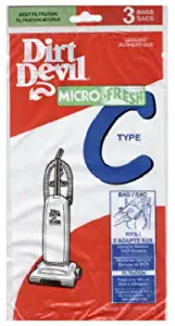 Dirt Devil Type C Microfresh Deluxe Vacuum Bags (3-Pack), 3727075001