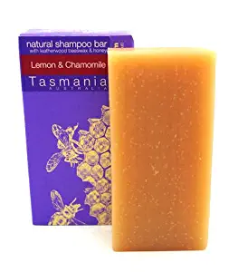 Eco-Friendly Lemon & Chamomile solid SHAMPOO Bar for Blonde Hair Shine Enhancing Brightening Highlights Beauty and the Bees