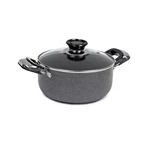 IMUSA USA TAD91623 Hammered Dutch Oven 10 quart Grey