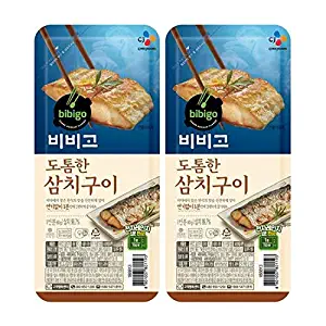 [ 2 Packs ] CJ Bibigo Japanese Spanish Mackerel Roast 고등어삼치구이 60g