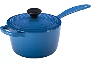 Le Creuset Signature Cast Iron Saucepan, 1-3/4-Quart, Marseille