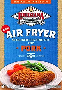 Louisiana Fish Fry, Air Fry Pork Coating Mix, 5 oz (Pack of 6)