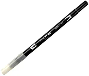 Tombow Dual Brush Pens, ABT N00, Set of 6 Pens, Colorless Blender (56645)