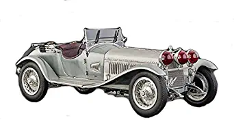 CMC-Classic Model Cars Alfa Romeo 6C 1750 Gran Sport, Clear-Finish 1:18 Scale Detailed Assembled Collectible Historic Antique Vehicle Replica