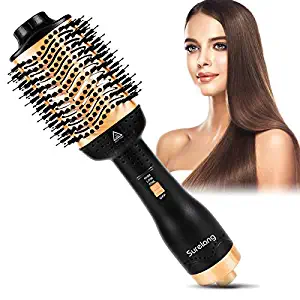 Hot Air Brush, Hair Dryer Brush, One-Step Hair Dryer & Volumizer, 5 in 1 Upgrade Negative Ion Portable Air Hair Brush, Low Noise Blow Dryer Brush,Professional for All Hot Air Styler