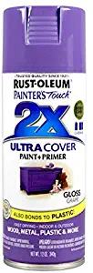 Rust-Oleum 249113 Painter's Touch Multi Purpose Spray Paint, 12-Ounce, Grape