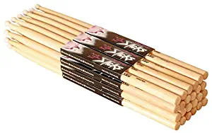 On Stage 5A Maple Drum Sticks - (Nylon Tip, 12 Pak) (12 Pack) (Nylon Tip)