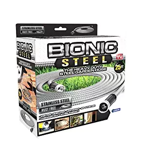 Bionic Steel 304 Stainless Steel Metal Garden Hose - Lightweight, Kink-Free, and Stronger Than Ever, Durable and Easy to Use