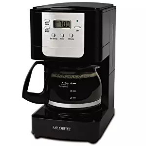 Mr. Coffee Advanced Brew 5-Cup Programmable Coffee Maker Black/Chrome