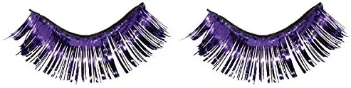 Amscan Tinsel Eyelashes, Party Accessory, Purple