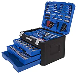 Kobalt 227-Piece Standard (SAE) and Metric Polished Chrome Mechanic's Tool Set