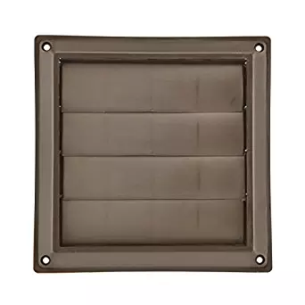 Lambro Industries 361B 6" Brown Plastic Louver Vent