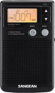 Sangean DT-200X FM-Stereo/AM Digital Tuning Pocket Radio