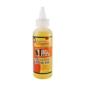 Africa's Best Ultimate Organic Tea Tree Stimulating Growth Oil, 4 Ounce