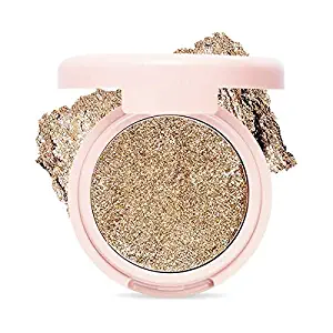 ETUDE HOUSE [Blossom Picnic] Air Mousse Eyes (#BE101 Dazzling Beige) | Metal Glitter Eyeshadow That Gives Out a Dazzling Sparkle Effect with Different Types of Pearls | K-beauty