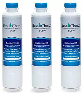 Samsung DA29-00020B Compatible Refrigerator Water Filter By Best Choice Water Filters Certified Replacement Fits HAF-CIN EXP (3-Pack)