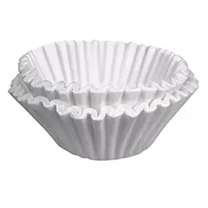 Tupkee Commercial Large Coffee Filters - 12-Cup Coffee Filters, 500-count, White - Compatible with Wilbur Curtis, Bloomfield, Bunn Coffee Maker Filters
