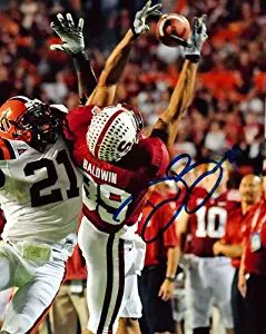 DOUG BALDWIN AUTOGRAPHED 8X10 PHOTO STANFORD CARDINAL MCS HOLO STOCK #45813