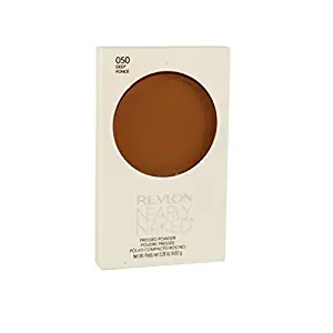 Revlon Nearly Naked Pressed Powder, Deep #050, 0.28 Ounce
