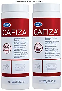 Urnex Cafiza Espresso and Coffee Machine Cleaner Powder - 20 Ounce - Bottle 2 Pack - Professional Coffee Cleaning System
