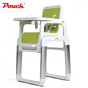 POUCH baby highchair, 3 in 1 booster seat, separate eating table (green)