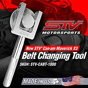 STVMotorsports Can-Am Maverick X3 Belt Changing Tool - Made in The USA (64-inch Wheel Base Width)