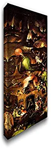 Last Judgment, Right Wing 14x24 Gallery Wrapped Stretched Canvas Art by Hieronymus Bosch