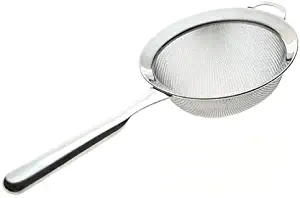 Norpro, 5" 2153 KRONA Stainless Steel Double Mesh Strainer, 5", as shown